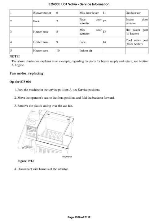 Volvo EC400E LC4 Excavator Repair Service Manual - Image 3