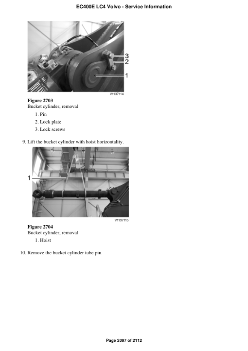 Volvo EC400E LC4 Excavator Repair Service Manual - Image 4