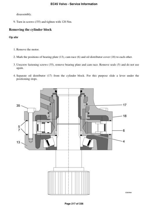 Volvo EC45 Compact Excavator Repair Service Manual - Image 2