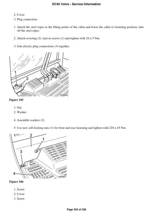 Volvo EC45 Compact Excavator Repair Service Manual - Image 3