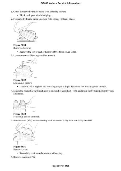 Volvo EC460 Excavator Repair Service Manual - Image 3