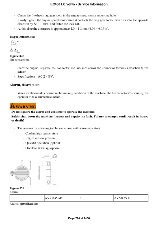 Volvo EC460 LC Excavator Repair Service Manual - Image 5