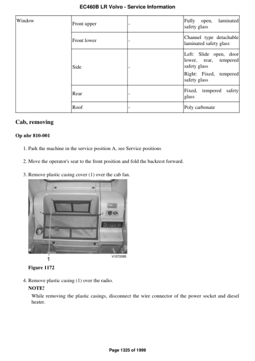 Volvo EC460B LR Excavator Repair Service Manual - Image 2