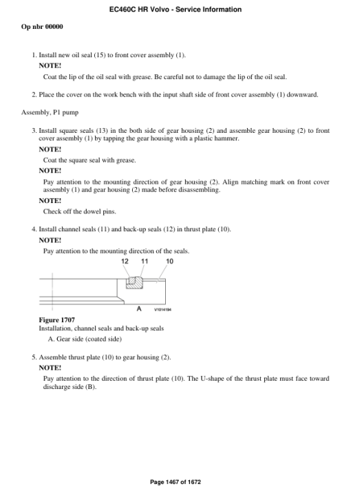 Volvo EC460C HR Excavator Repair Service Manual - Image 3