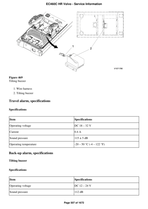 Volvo EC460C HR Excavator Repair Service Manual - Image 5