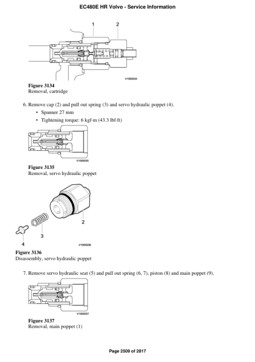 Volvo EC480E HR Excavator Repair Service Manual - Image 5