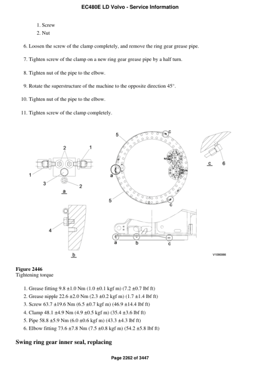 Volvo EC480E LD Excavator Repair Service Manual - Image 2