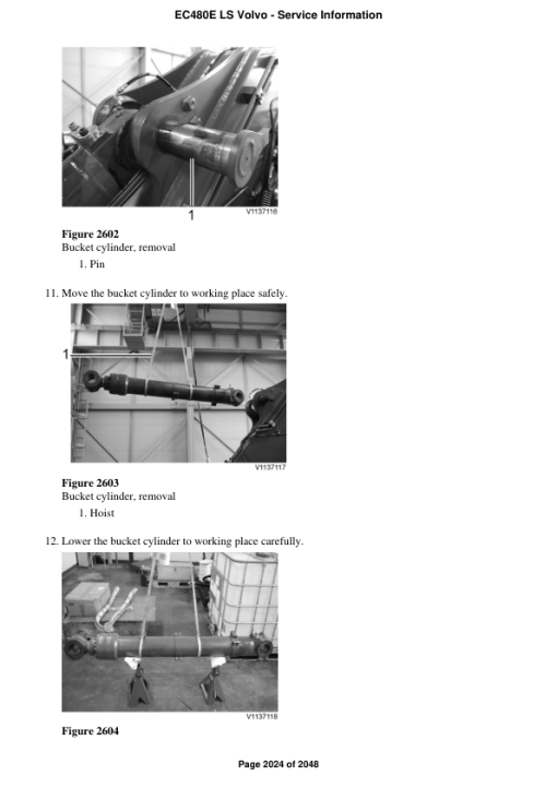 Volvo EC480E LS Excavator Repair Service Manual - Image 4