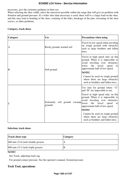 Volvo EC500E LC4 Excavator Repair Service Manual - Image 2