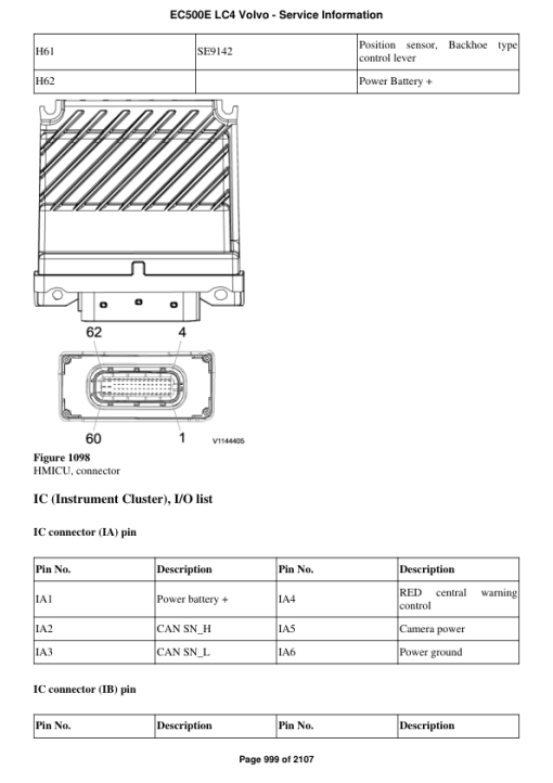 Volvo EC500E LC4 Excavator Repair Service Manual - Image 5