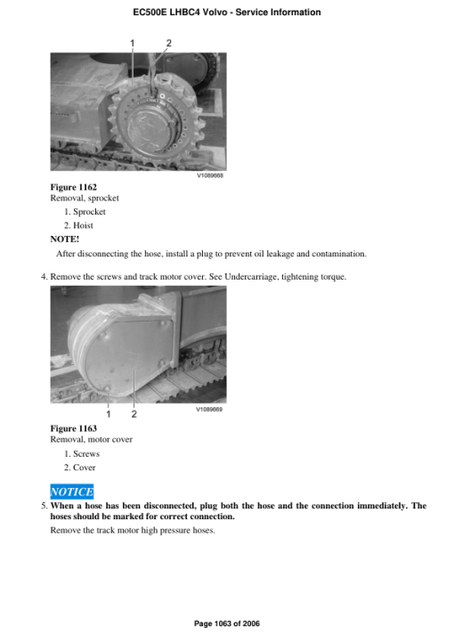 Volvo EC500E LHBC4 Excavator Repair Service Manual - Image 2