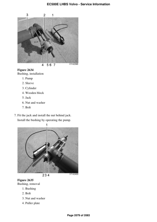 Volvo EC500E LHBS Excavator Repair Service Manual - Image 4