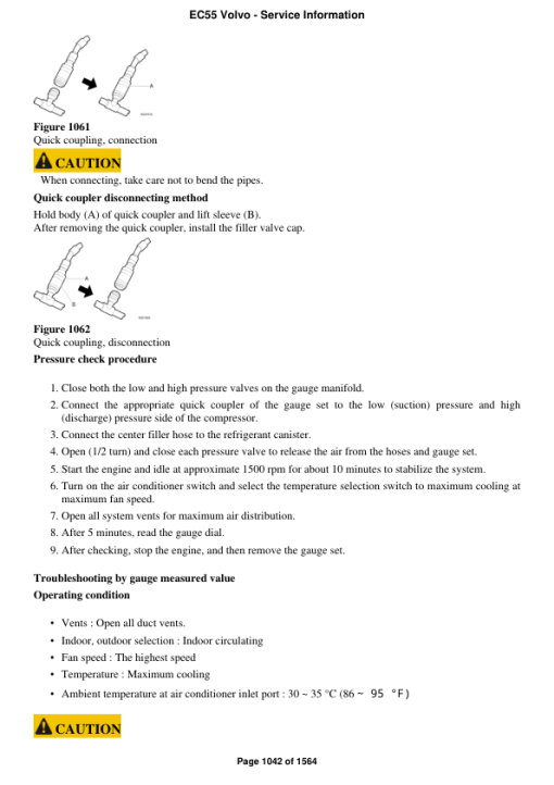 Volvo EC55 Compact Excavator Repair Service Manual - Image 2