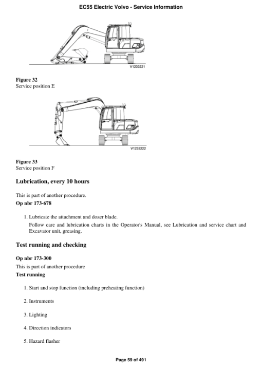 Volvo EC55 Electric Compact Excavator Repair Service Manual - Image 4