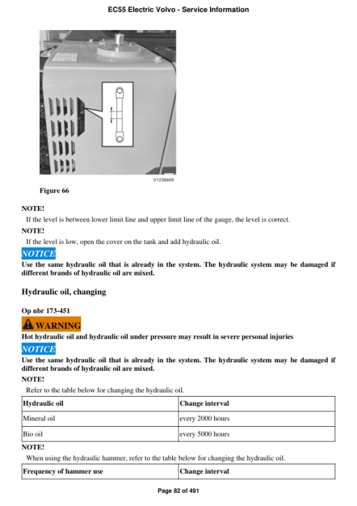 Volvo EC55 Electric Compact Excavator Repair Service Manual - Image 5