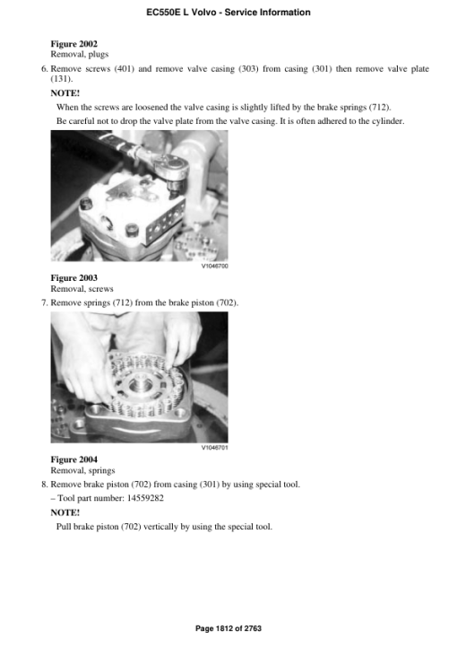 Volvo EC550E L Excavator Repair Service Manual - Image 2