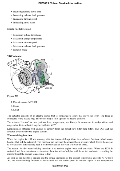 Volvo EC550E L Excavator Repair Service Manual - Image 5