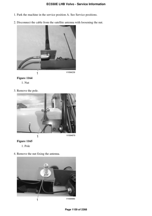 Volvo EC550E LHB Excavator Repair Service Manual - Image 2