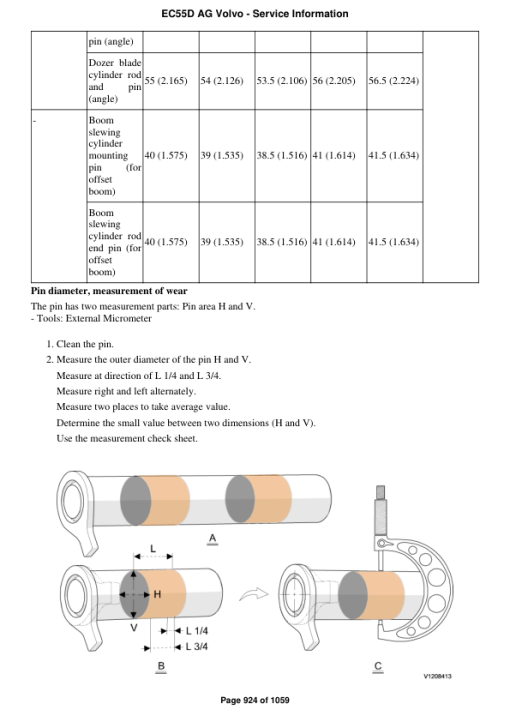 Volvo EC55D AG Compact Excavator Repair Service Manual - Image 5