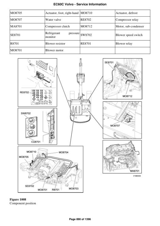 Volvo EC60C Compact Excavator Repair Service Manual - Image 4