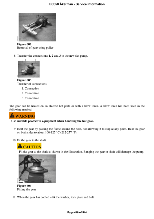 Volvo EC650 Åkerman Excavator Repair Service Manual - Image 4