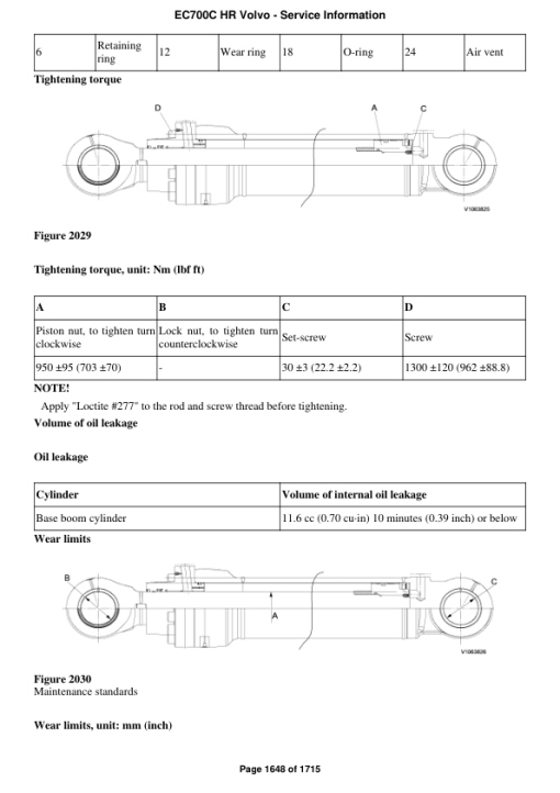 Volvo EC700C HR Excavator Repair Service Manual - Image 3