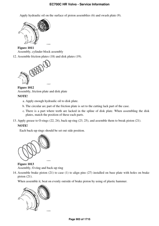 Volvo EC700C HR Excavator Repair Service Manual - Image 5