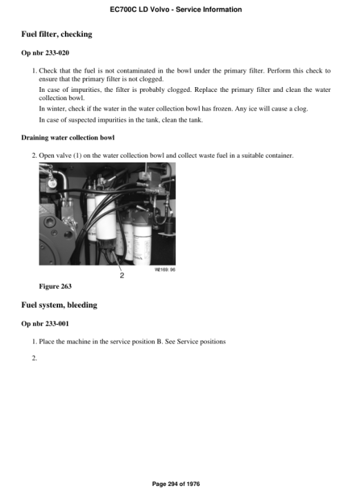 Volvo EC700C LD Excavator Repair Service Manual - Image 5