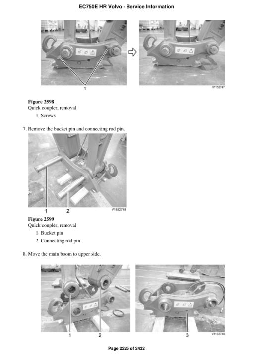 Volvo EC750E HR Excavator Repair Service Manual - Image 5