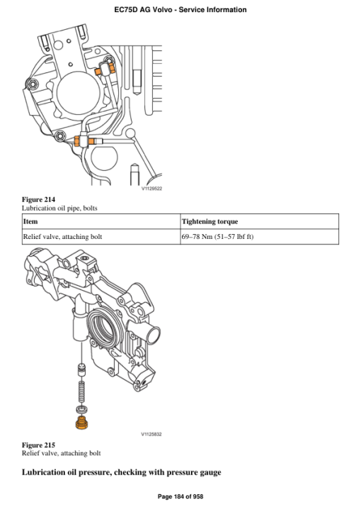 Volvo EC75D AG Compact Excavator Repair Service Manual - Image 2