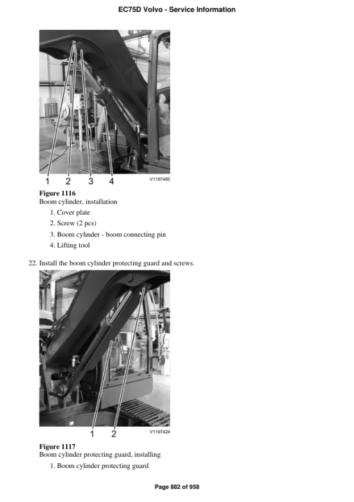 Volvo EC75D Compact Excavator Repair Service Manual - Image 5