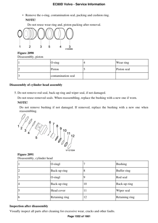 Volvo EC80D Compact Excavator Repair Service Manual - Image 2