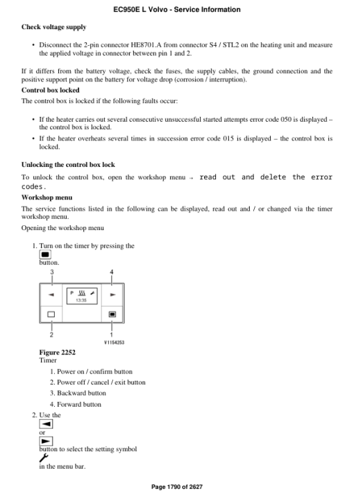 Volvo EC950E L Excavator Repair Service Manual - Image 3