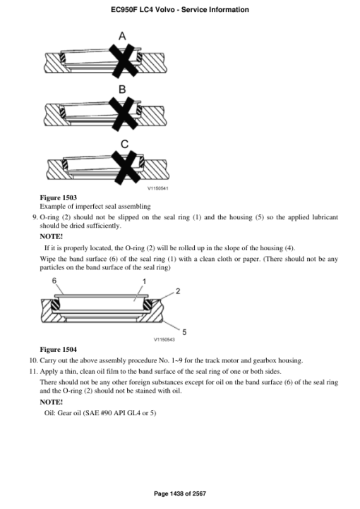 Volvo EC950F LC4 Excavator Repair Service Manual - Image 2