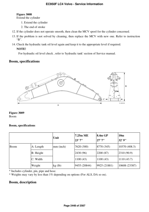 Volvo EC950F LC4 Excavator Repair Service Manual - Image 4