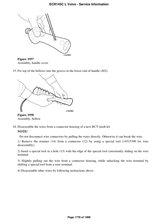 Volvo ECR145C L Excavator Repair Service Manual - Image 4