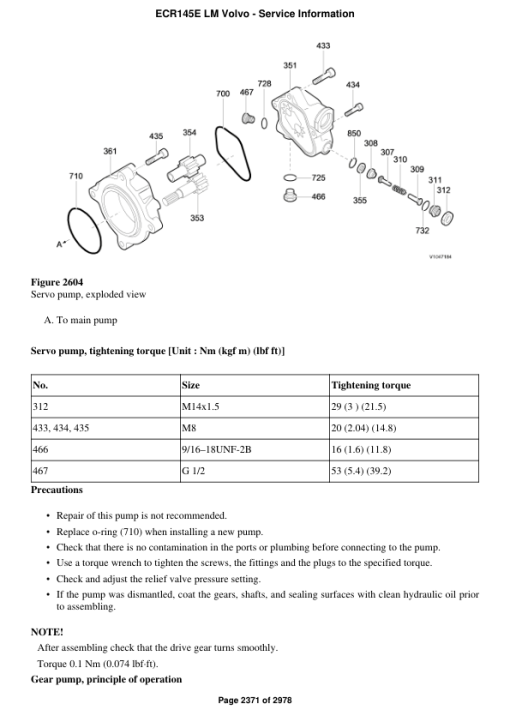 Volvo ECR145E LM Excavator Repair Service Manual - Image 4