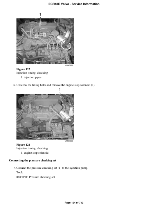 Volvo ECR18E Compact Excavator Repair Service Manual - Image 2