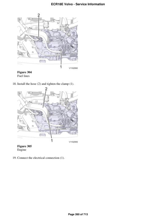 Volvo ECR18E Compact Excavator Repair Service Manual - Image 3