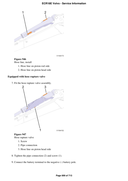 Volvo ECR18E Compact Excavator Repair Service Manual - Image 5