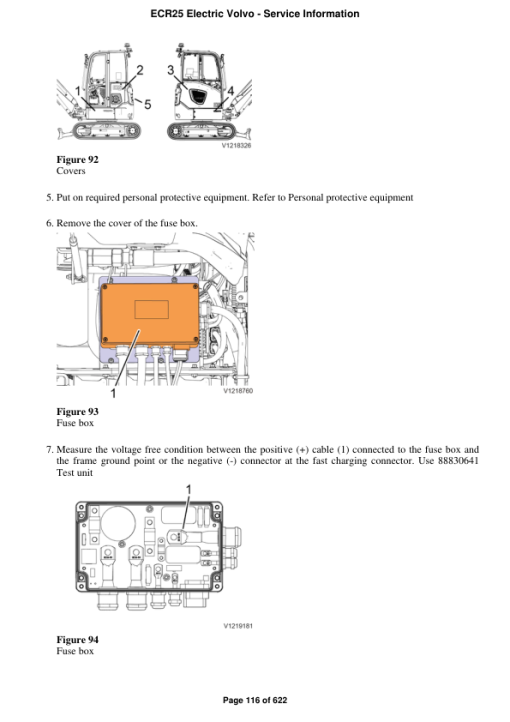 Volvo ECR25 Electric Compact Excavator Repair Service Manual - Image 2