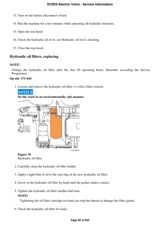 Volvo ECR25 Electric Compact Excavator Repair Service Manual - Image 5