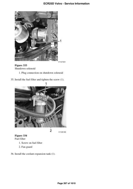 Volvo ECR25D Compact Excavator Repair Service Manual - Image 4