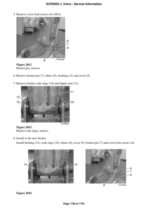 Volvo ECR305C L Excavator Repair Service Manual - Image 3