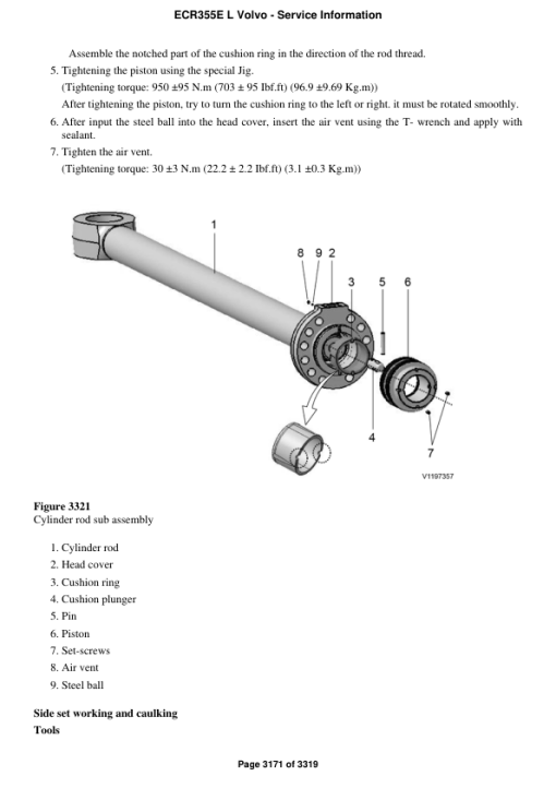 Volvo ECR355E L Excavator Repair Service Manual - Image 4