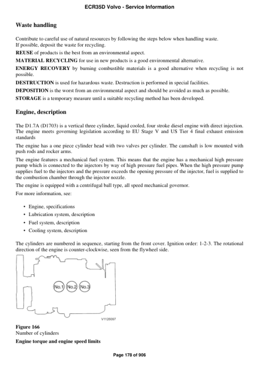 Volvo ECR35D Compact Excavator Repair Service Manual - Image 2