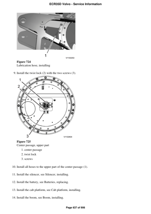 Volvo ECR35D Compact Excavator Repair Service Manual - Image 4