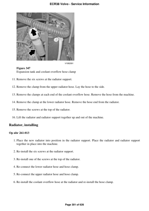 Volvo ECR38 Compact Excavator Repair Service Manual - Image 3