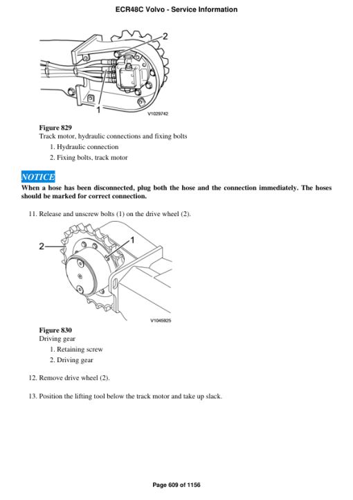 Volvo ECR48C Compact Excavator Repair Service Manual - Image 4