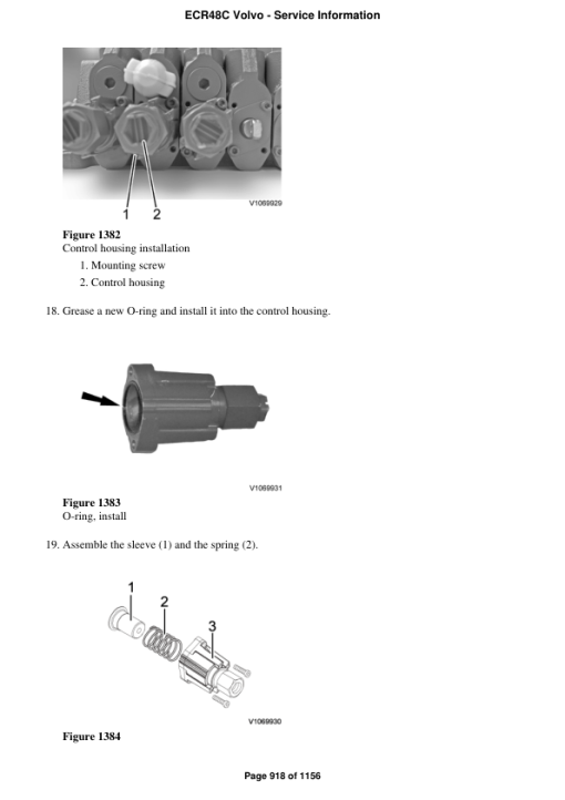 Volvo ECR48C Compact Excavator Repair Service Manual - Image 5